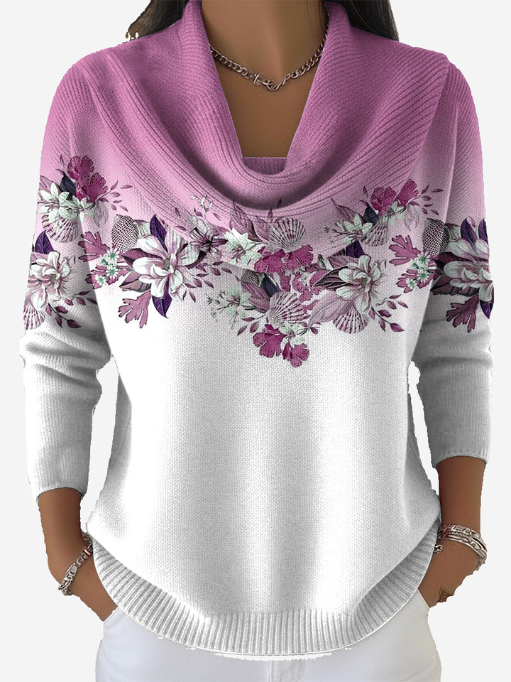 Taliah - Vintage Floral Sweater